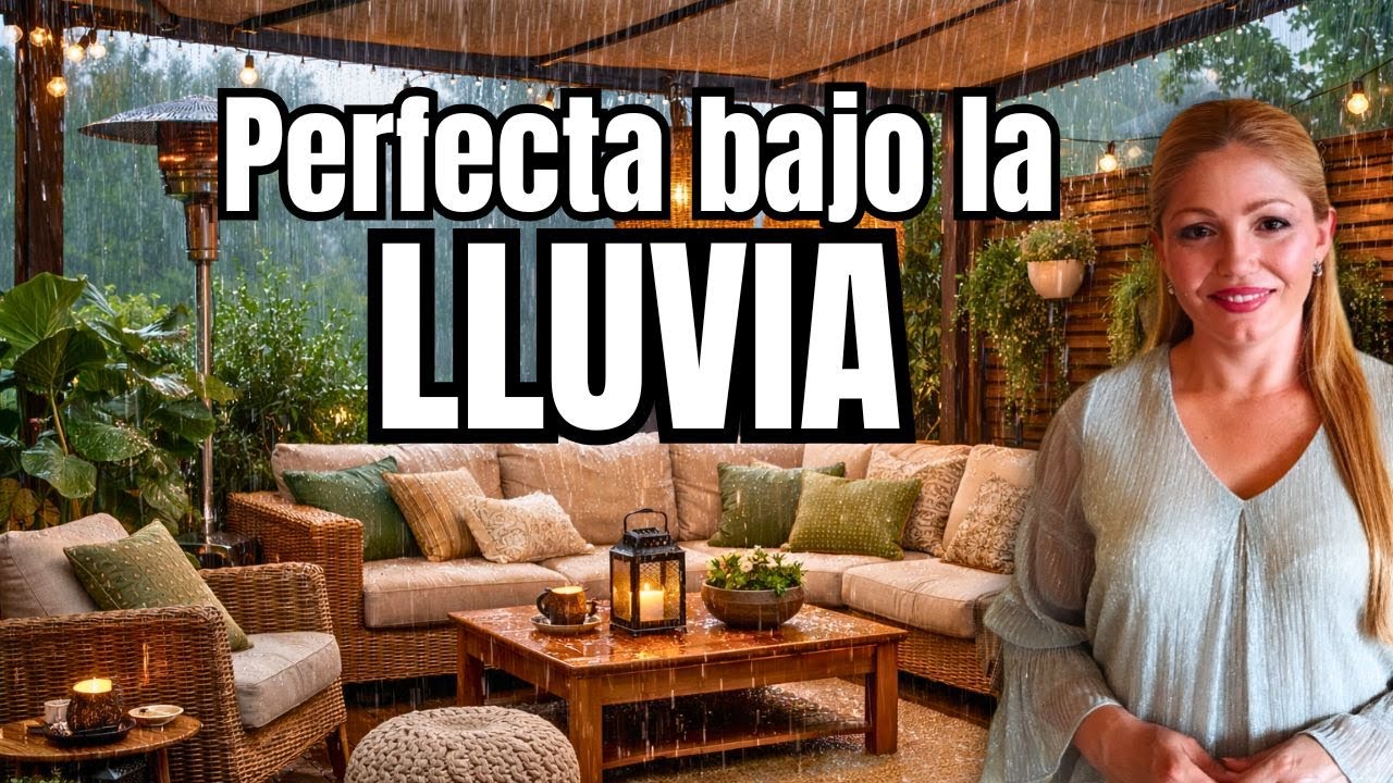 Terrazas que sobreviven a la lluvia: diseño, materiales y confort sin complicaciones