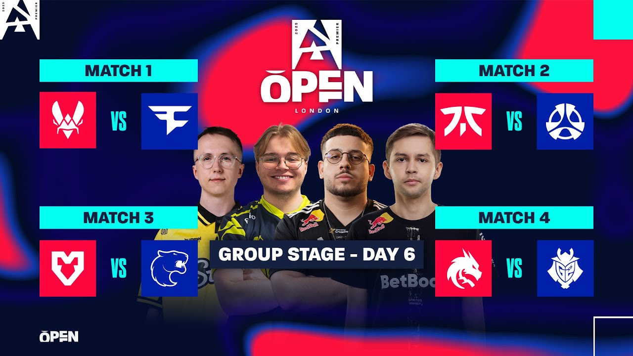 BLAST Premier Open London, Day 6 - Vitality vs FaZe, Fnatic vs M80, MOUZ vs FURIA, Spirit vs G2
