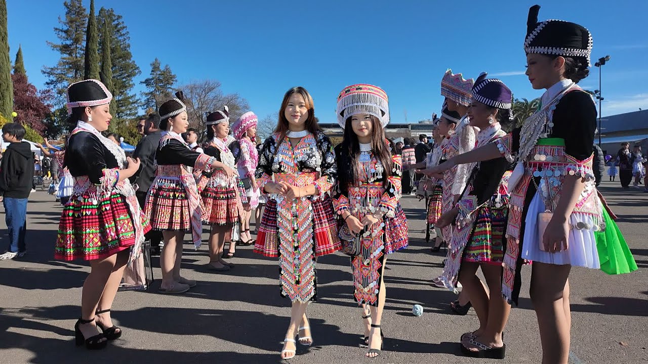 Sacramento Hmong New Year 2025 - Day 1, #3 Nkauj Hmoob Pov Pob