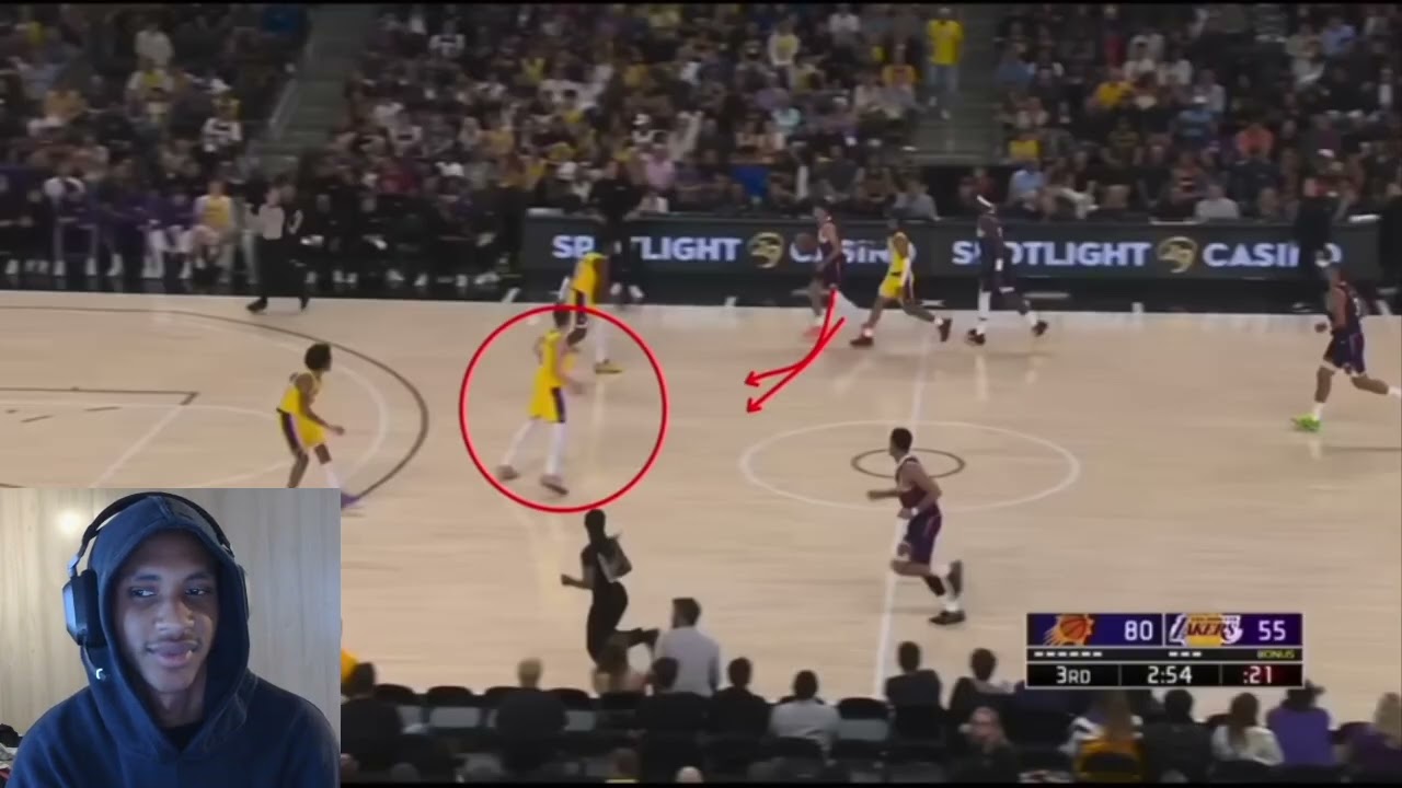 Bronny James Disrespect is not tolerated