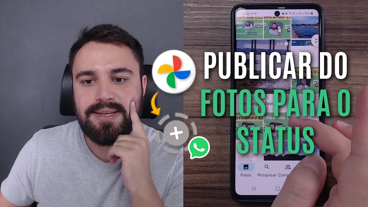 FAÇA ISSO PARA PUBLICAR FOTOS E VÍDEOS NO STATUS DO WHATSAPP PELO GOOGLE FOTOS