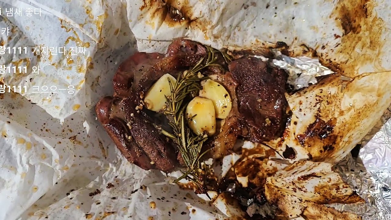 캐나다 뒷마당에서 만들어 먹은 뭔지 모를 요리... 하지만 개맛있음