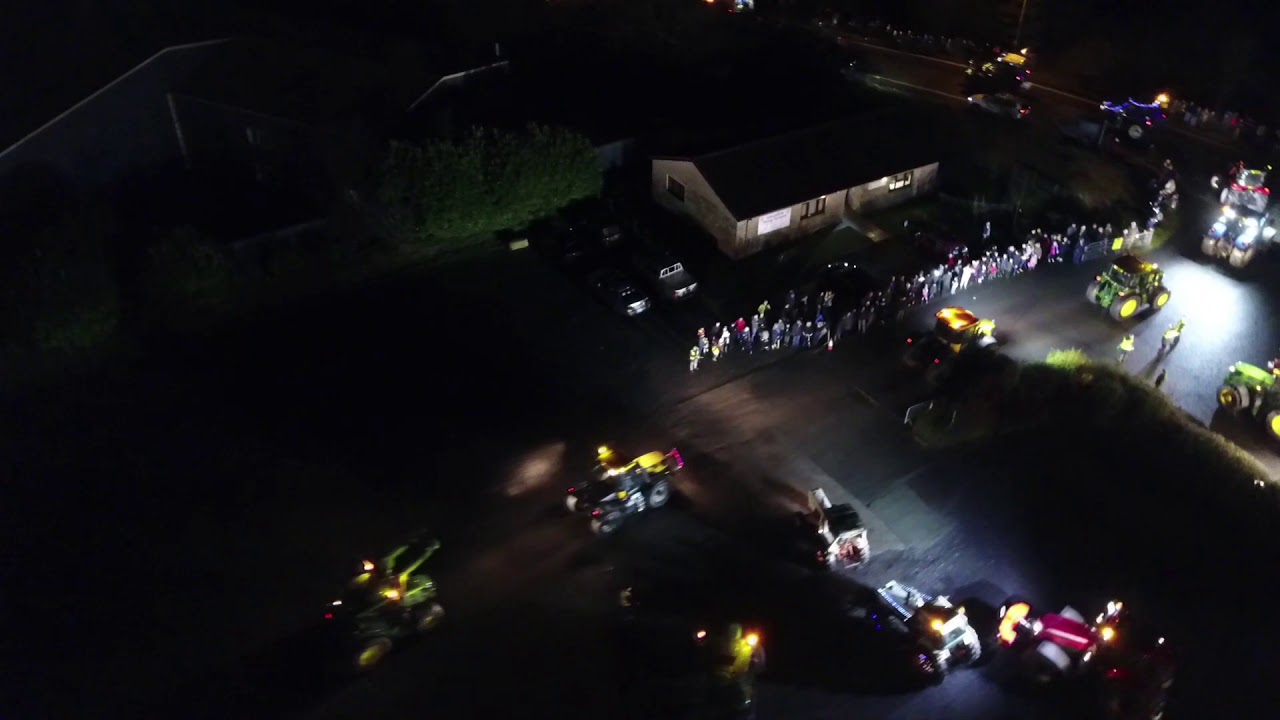Clitheroe Young Farmers Christmas Tractor Run.