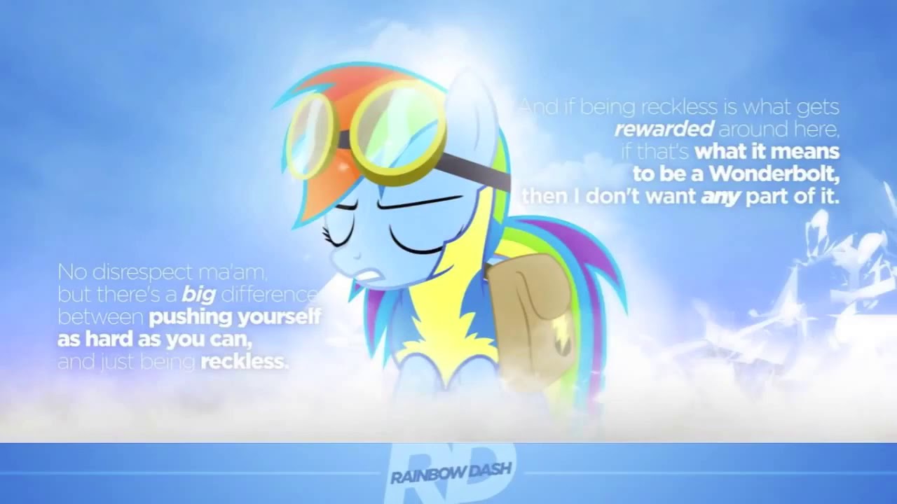 Rainbow Dash Sings - Wonderbolt by PurpleRoselyn