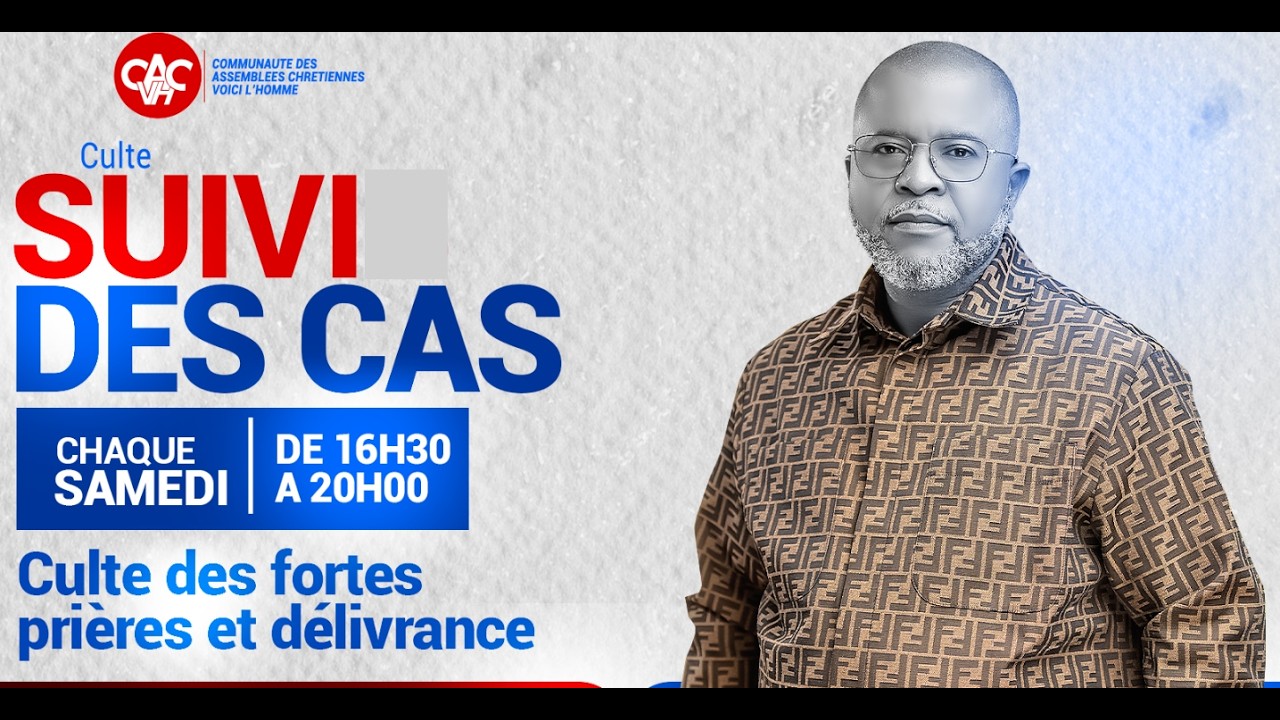 SUIVI DES CAS AVEC LE PASTEUR FRANÇOIS MUTOMBO VH  /SAMEDIE 28 FEV 2026