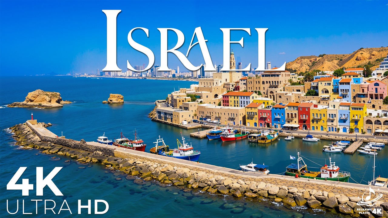 Израиль 🇮🇱 в формате 4K Ultra HD – Тель-Авив, Старый порт Яффо и Средиземноморское побережье