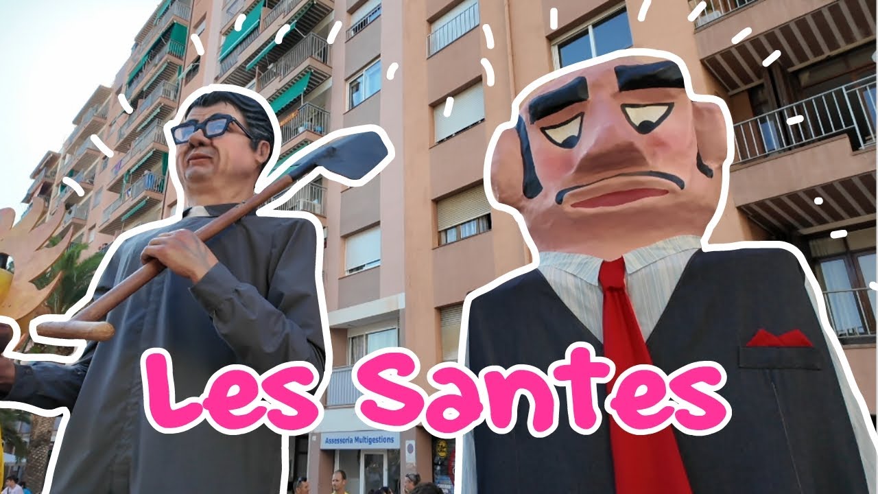 Les Santes 2024 amb els geganters de la Llàntia.