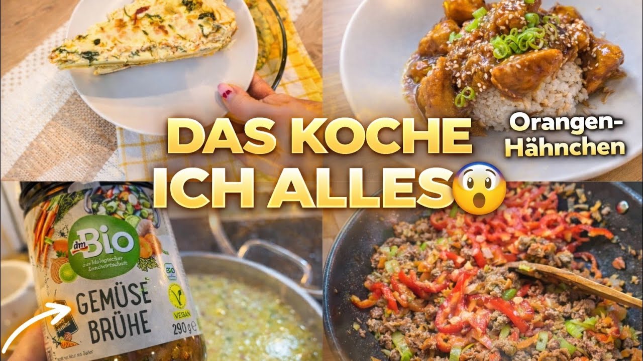 3 Tage Mittagessen - ich muss Kreativ bleiben 😋🍛 schnelle, familientaugliche Rezepte 💛