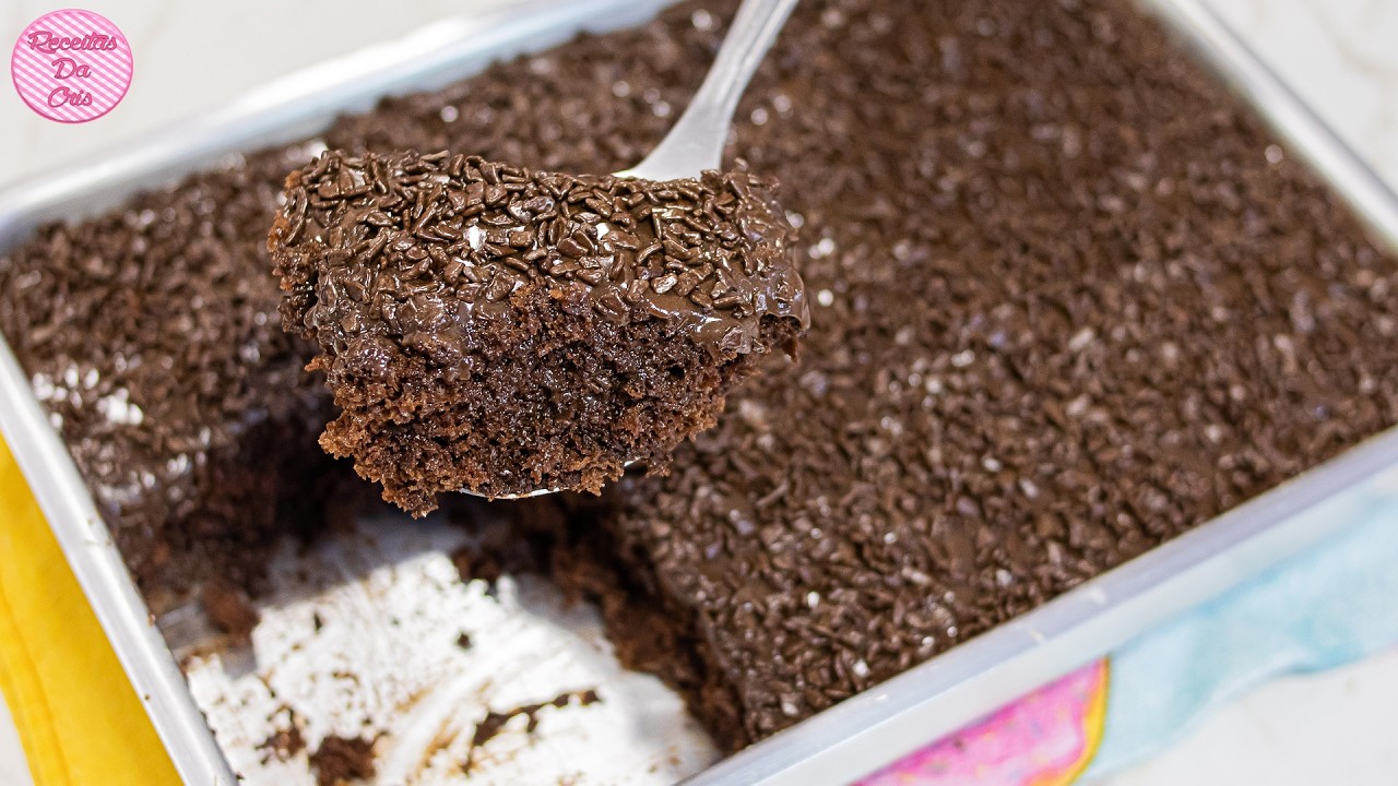 BOLO DE CHOCOLATE QUENTE CREMOSO DE COLHER! MOLHADÃO, MARAVILHOSO MUITO FÁCIL E RÁPIDO