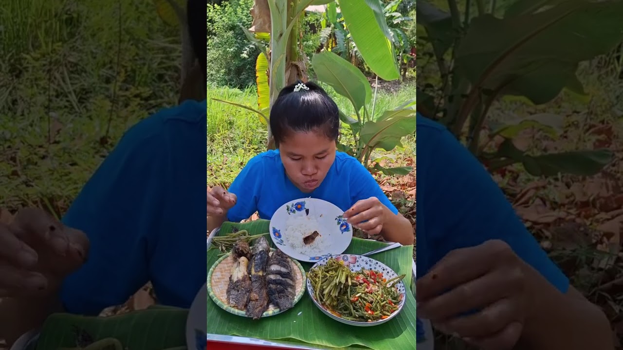 ជ្រក់ត្រកួនជាមួយត្រីអណ្ដែង   អាំ    ង