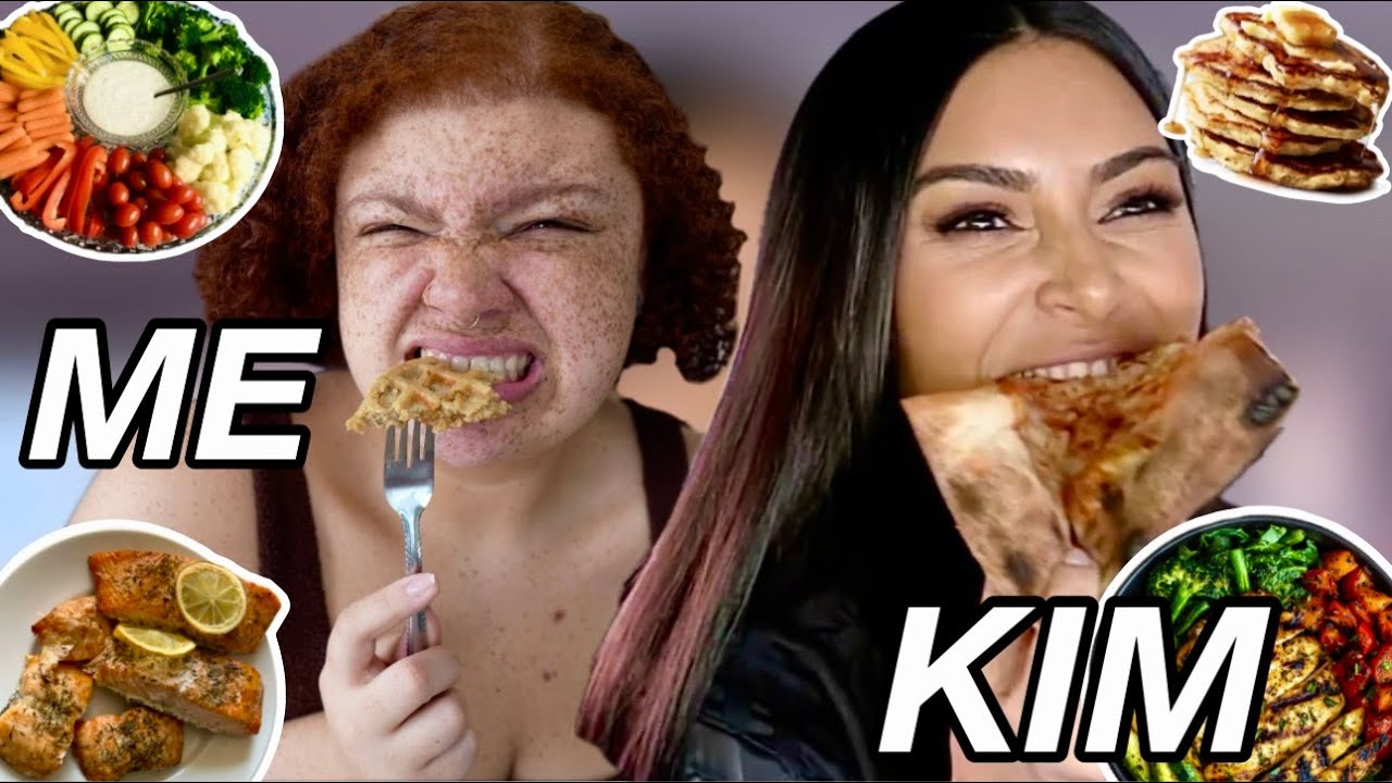 I ate just like KIM KARDASHIAN for a day...