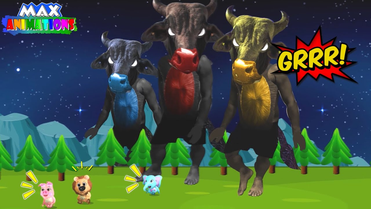 0S 3 BOIS E OS 3 MENINOS | AO VIVO | OS BOIS E AS CRIAN&Ccedil;AS EM DESENHO ANIMADO