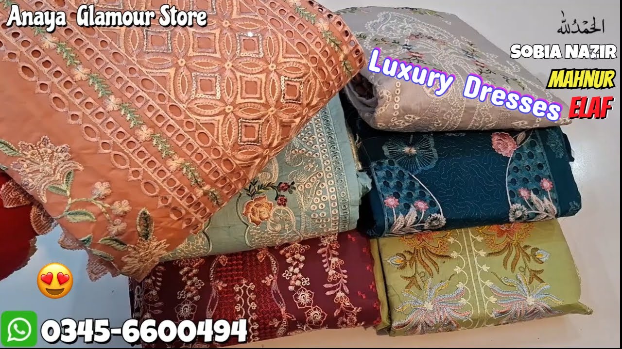 Wholesale Price | Elaf Mahnur Sobia Nazir | Luxury Lawn Dresses 2026 @anayaglamourstore