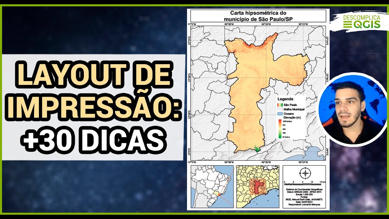 LAYOUT DE IMPRESSÃO do QGIS [Guia Completo]