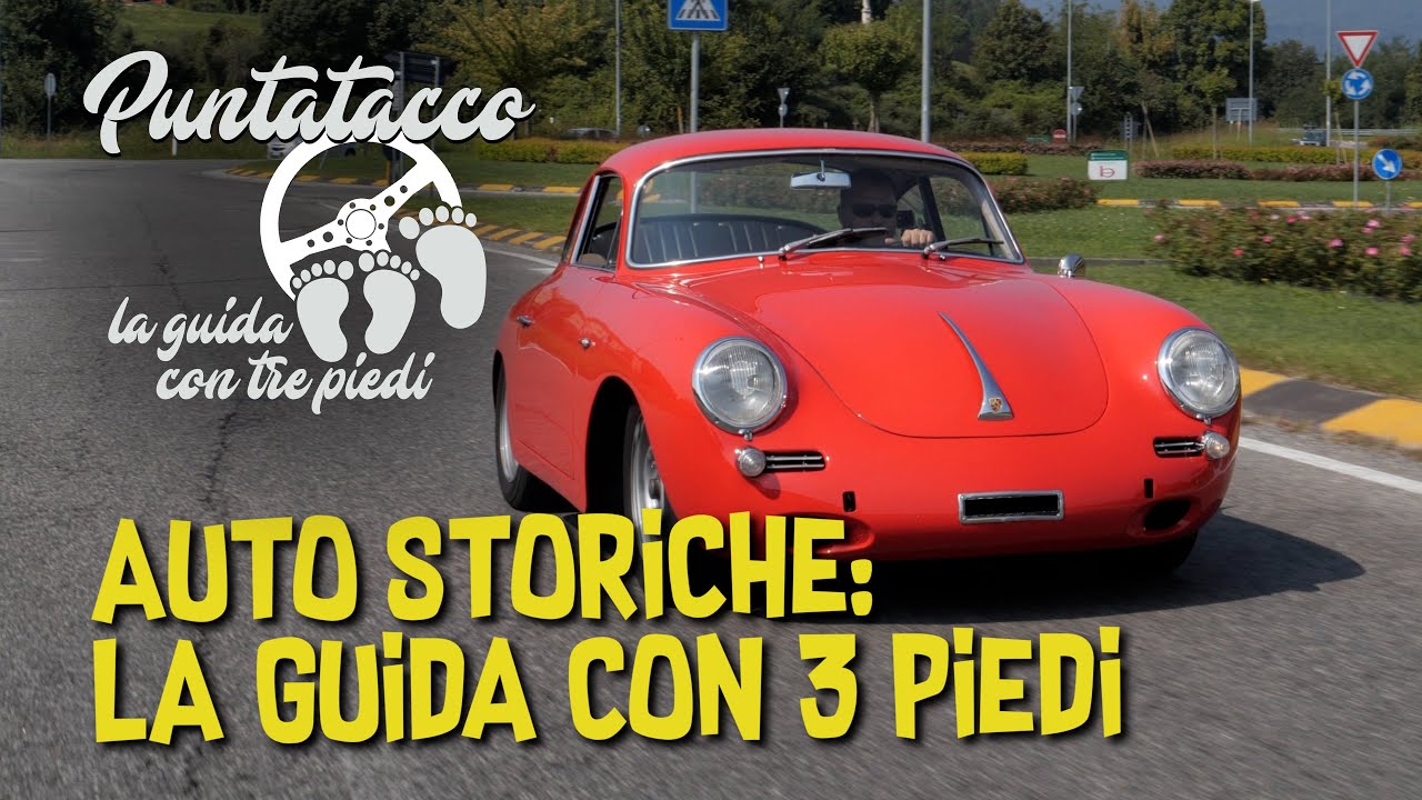 Puntatacco - La guida con tre piedi. Consigli e trucchi al volante delle vetture di una volta.