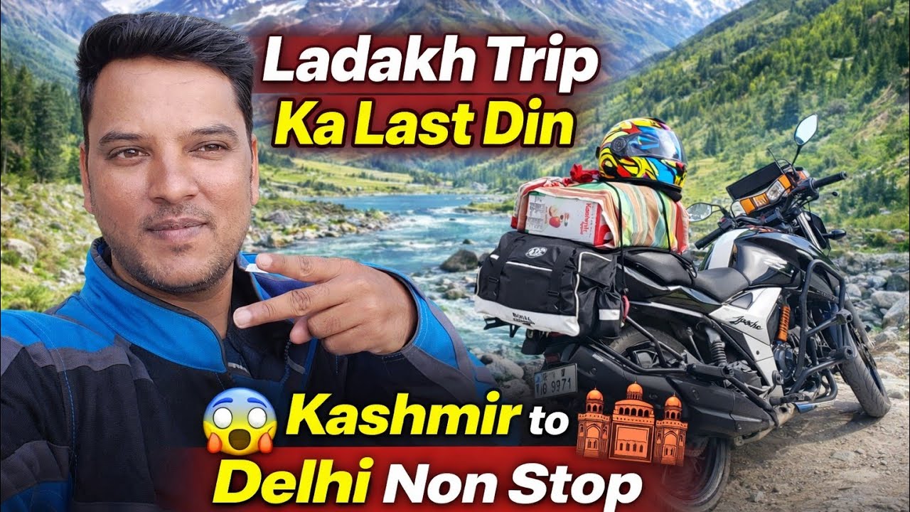 Ladakh Trip ka Last Din 😔 || Kashmir To Delhi Non Stop