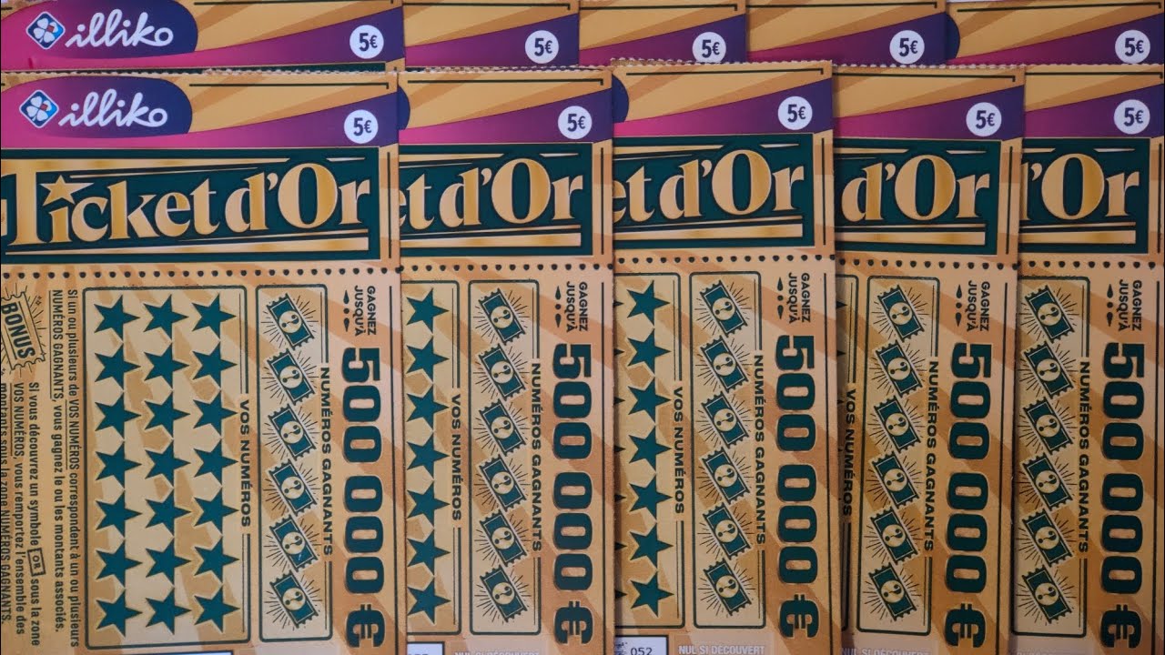 Nouveau jeu FDJ 2024 ! Ticket d'or ☘️