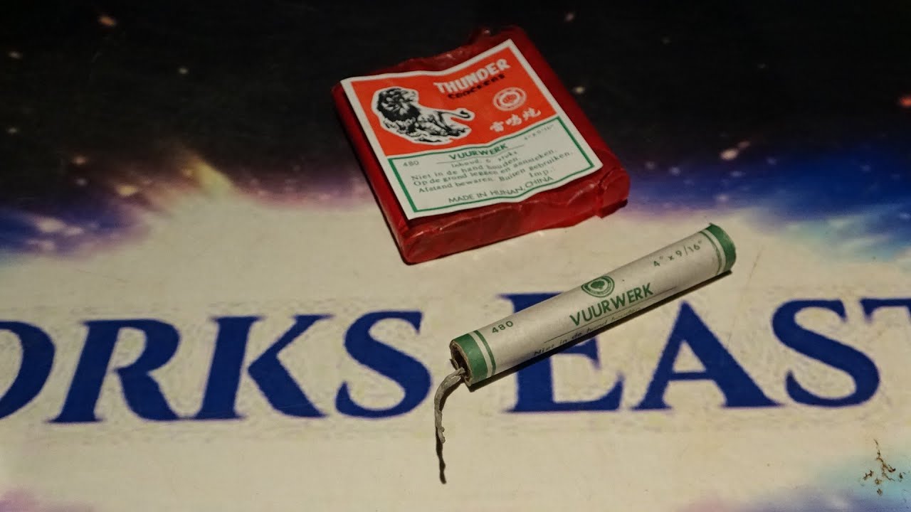 Oud vuurwerk Deel 20 - Thunder crackers 480 '80/90