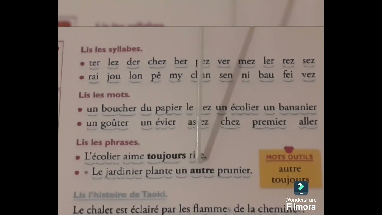 taoki pages 96 et 97 le son EZ,ER apprendre à lire avec syllabes #vocabulaire #lire #apprendre