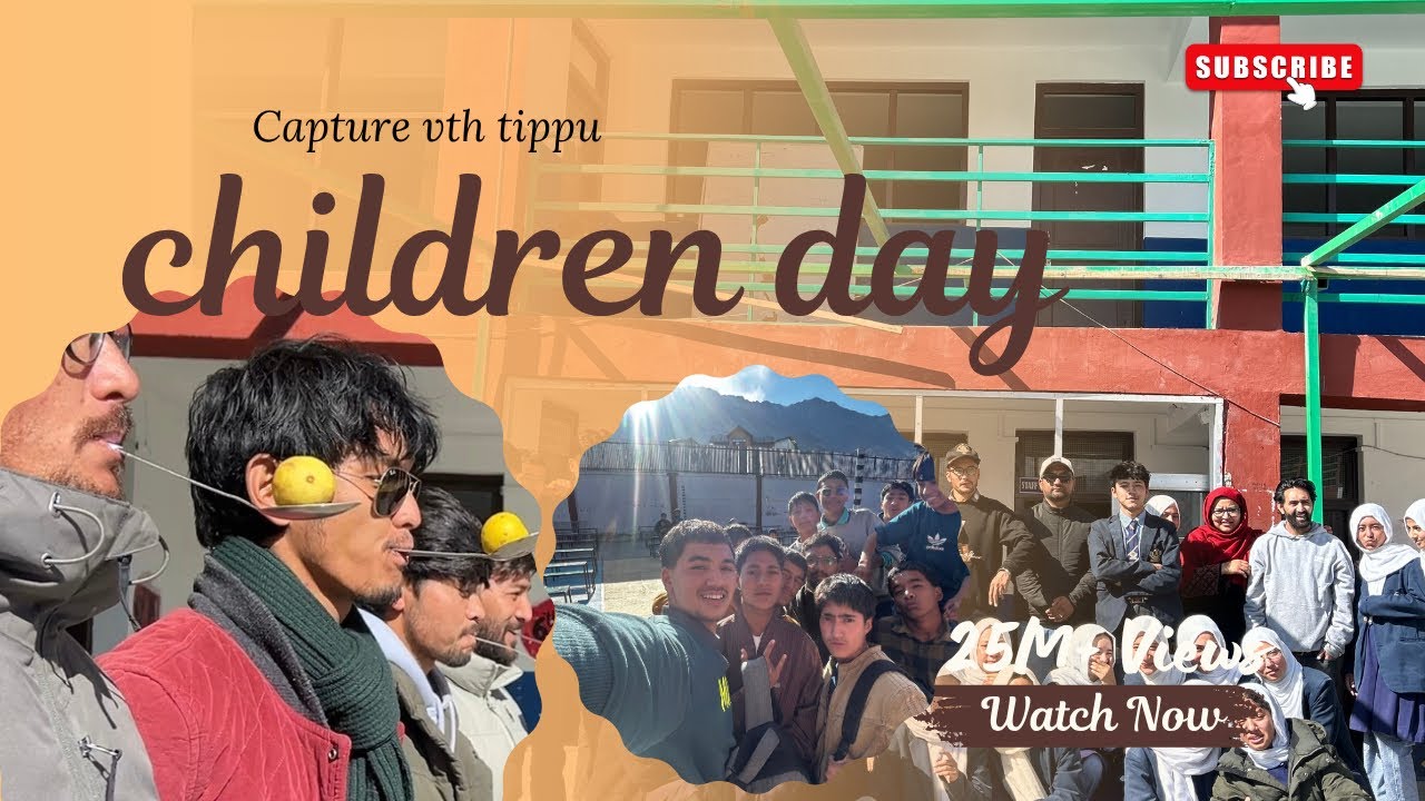 Children day celebrate at JK NORTHERN HIGHER WING MEGAWATT KARGIL. #childrenday #kargil
