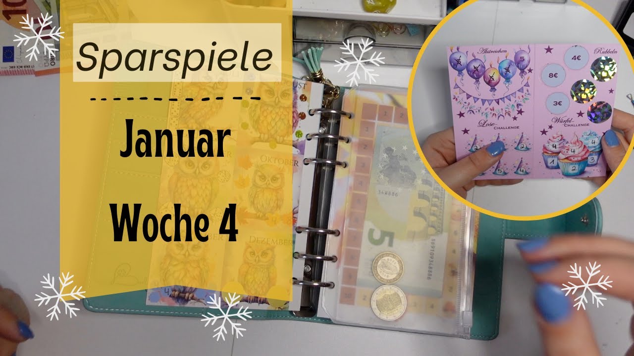 Sparspiele und Challenges im Januar | Woche 4 🍾