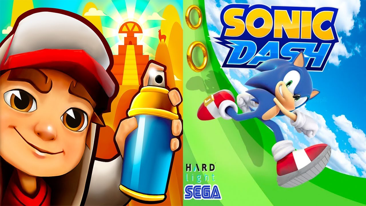Sonic Dash - Shadow VS Subway Surfers - Zombie Jake Halloween Special | Double iOS Android Gameplay