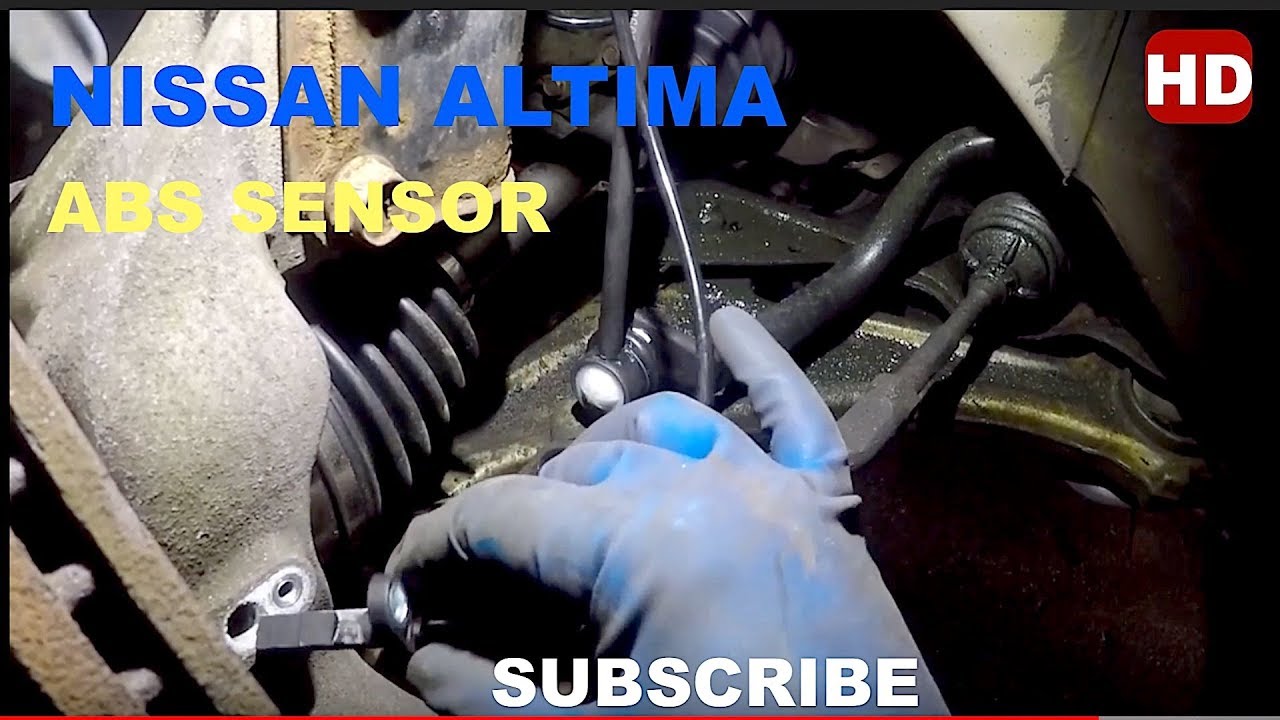 Nissan Altima How to replaced ABS sensor