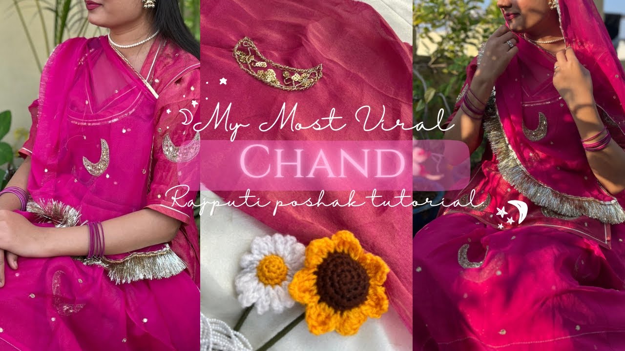 My most viral Chand Poshak tutorial &*GIVEAWAY*