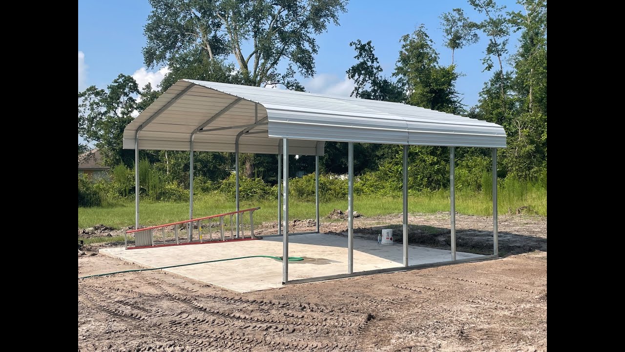Carport to Barn Series: Building the Carport, Video 3