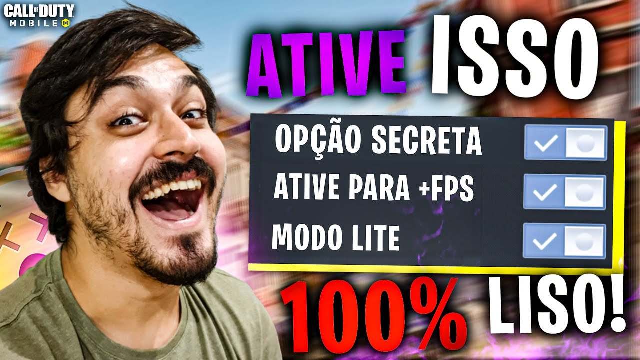 *ATIVA PARA JOGAR MELHOR* Como Fazer o COD MOBILE ter uma PERFORMANCE melhor no celular!!