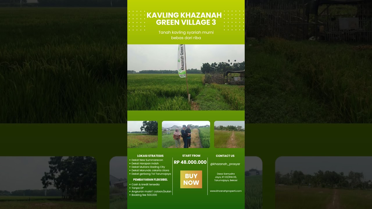 dapatkan kavling dengan konsep syariah murni & akses lengkap segera‼️+62 877-0446-8955 (Pak Dartani)