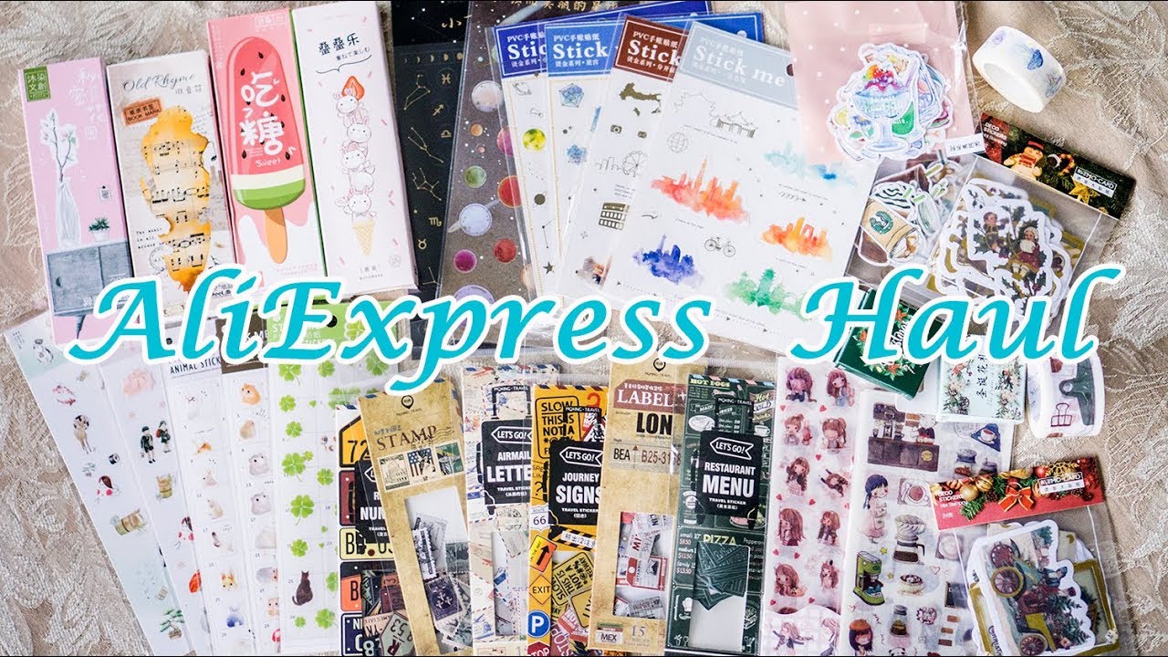 AliExpress Stationery Haul | December 2017