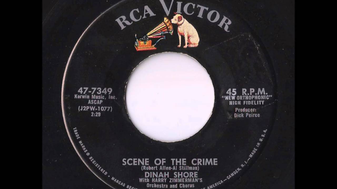 Dinah Shore With Harry Zimmerman's Orchestra And Chrous - Scene Of The Crime (RCA Victor)