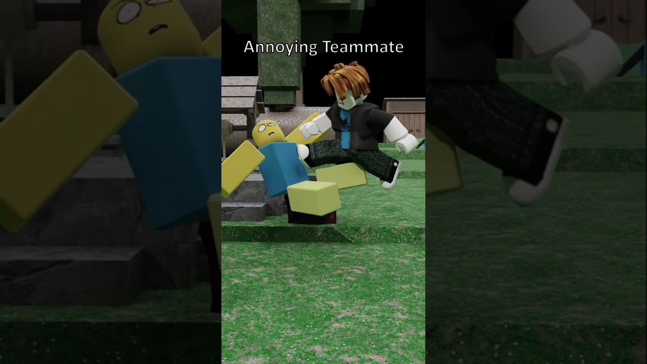 Раздражающий товарищ по команде 🤬😭 в 99 ночей в лесу ☠️ #99nightintheforest #robloxanimation