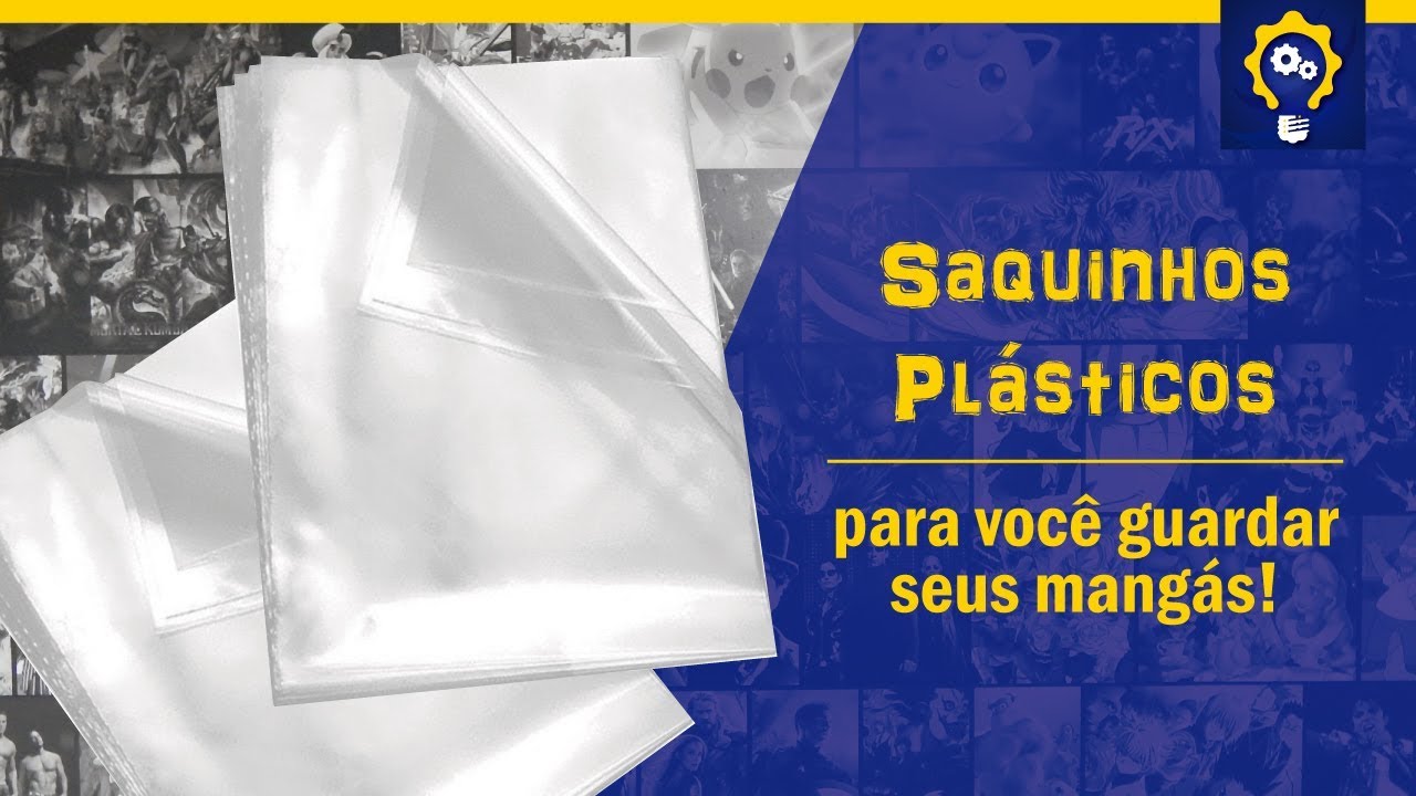 Saquinhos de plástico | Dicas de como uso para guardar meus mangás