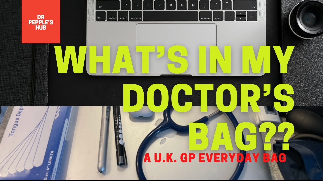 WHAT IS IN MY DOCTOR'S BAG- A UK GP Everyday work Bag (2022)