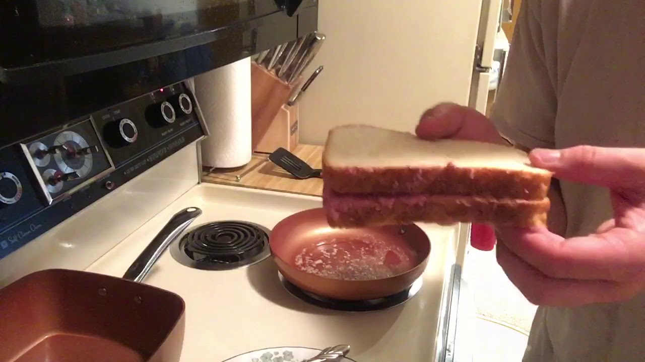Fried potted meat sandwich