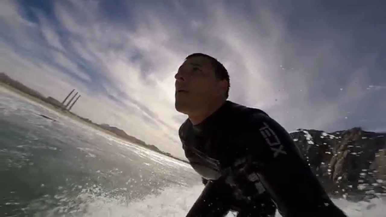 Surfing central California