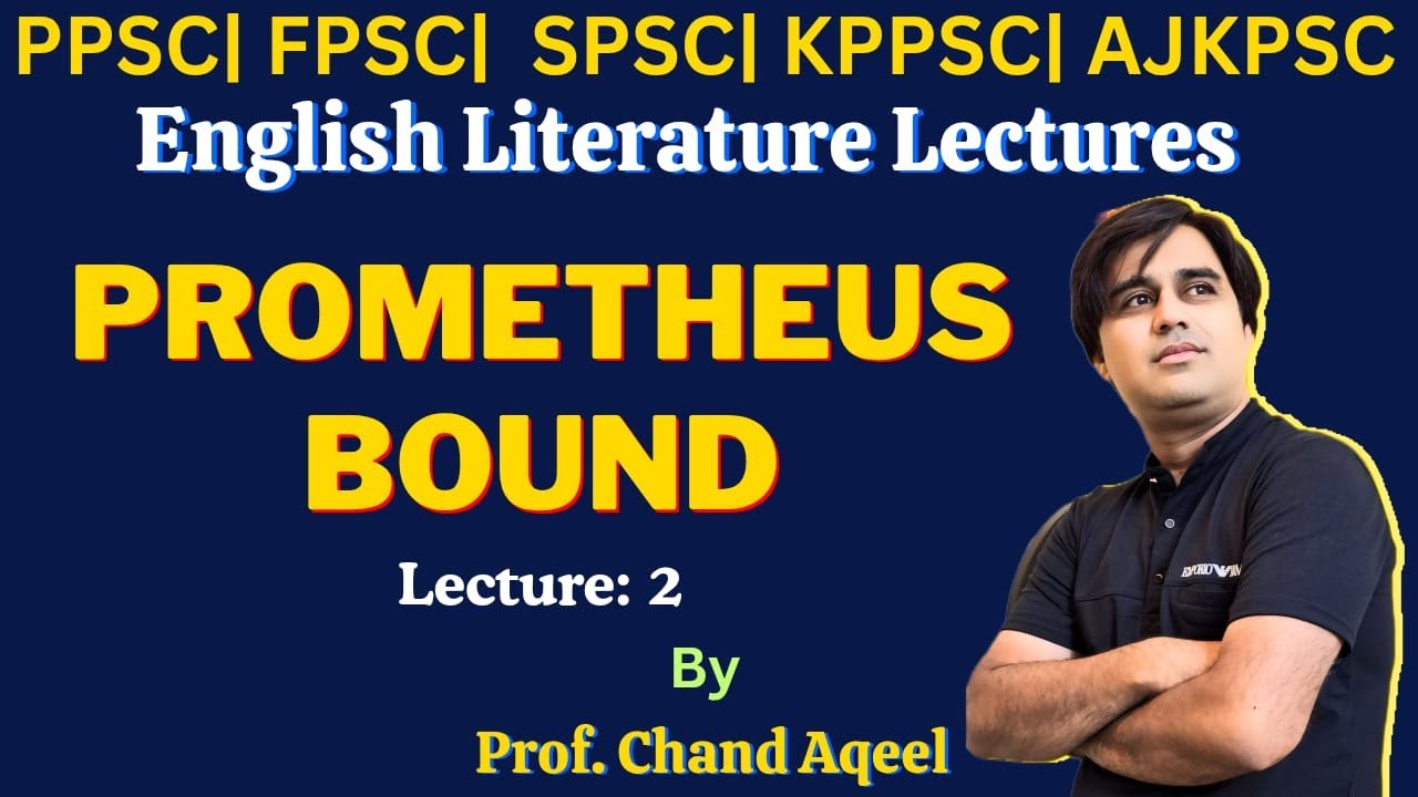 English Lecture Series Lecture 2 Prometheus | Best English Lecturer & Subject Specialist PSC Prep