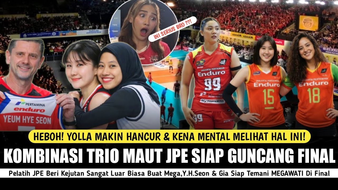 🔴NGERI‼️JPE GAK MAIN - MAIN! Satukan Kembali Trio Red Sparks Menuju FINAL PROLIGA, YOLLA Auto Panik🔥