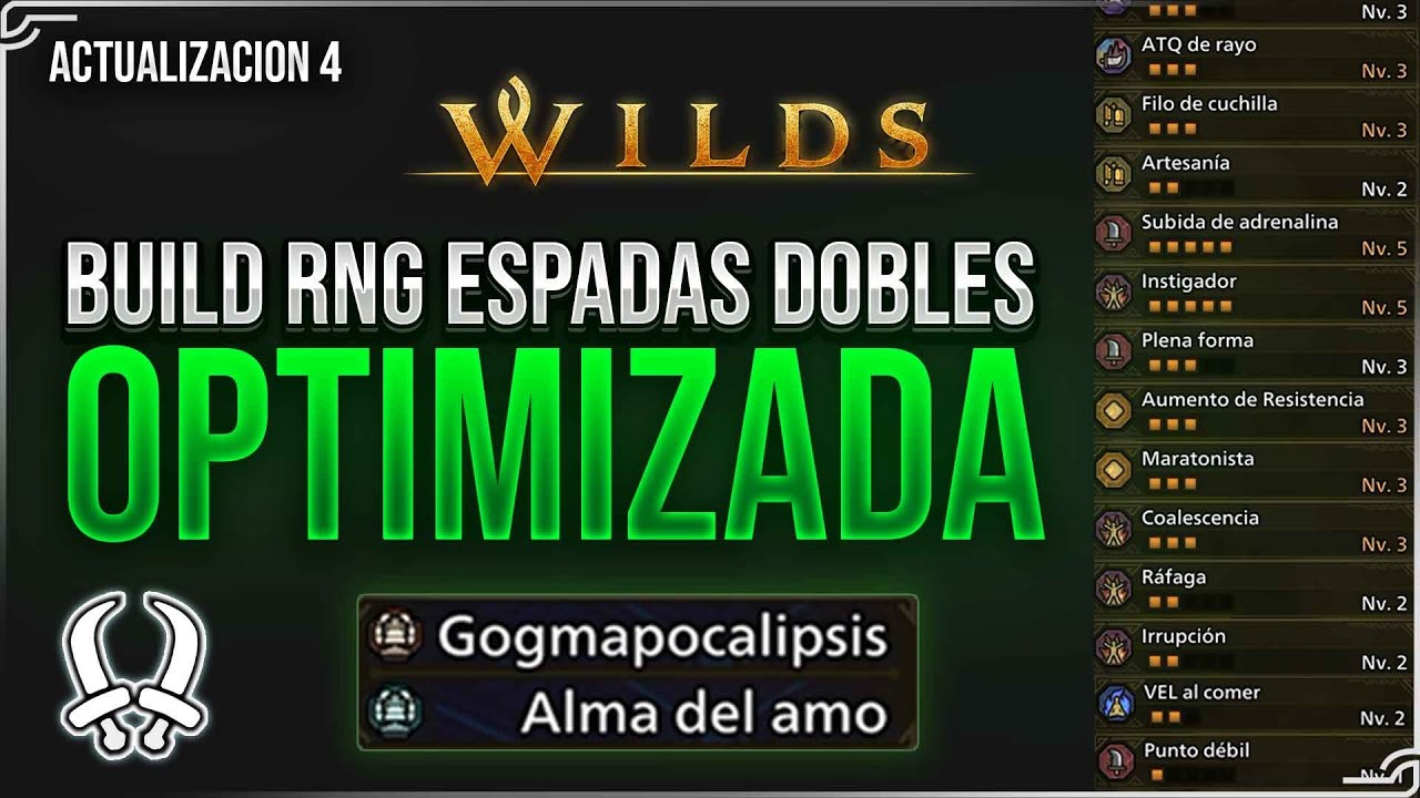 Build Espadas Dobles / GOGMAPOCALIPSIS y ALMA DEL AMO | Monster Hunter Wilds
