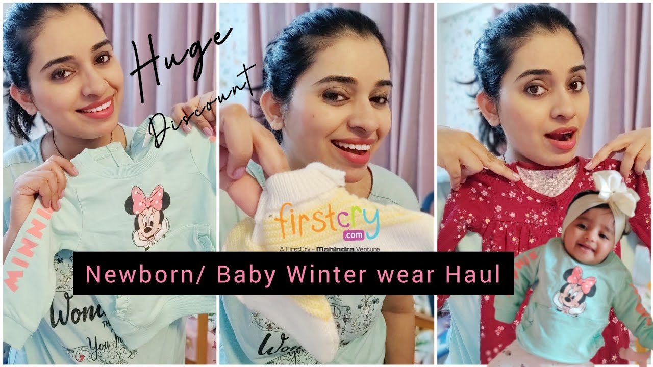 👶Huge Firstcry Baby/Newborn Winter Wear Haul in Budget| Children's Day sale 🌸