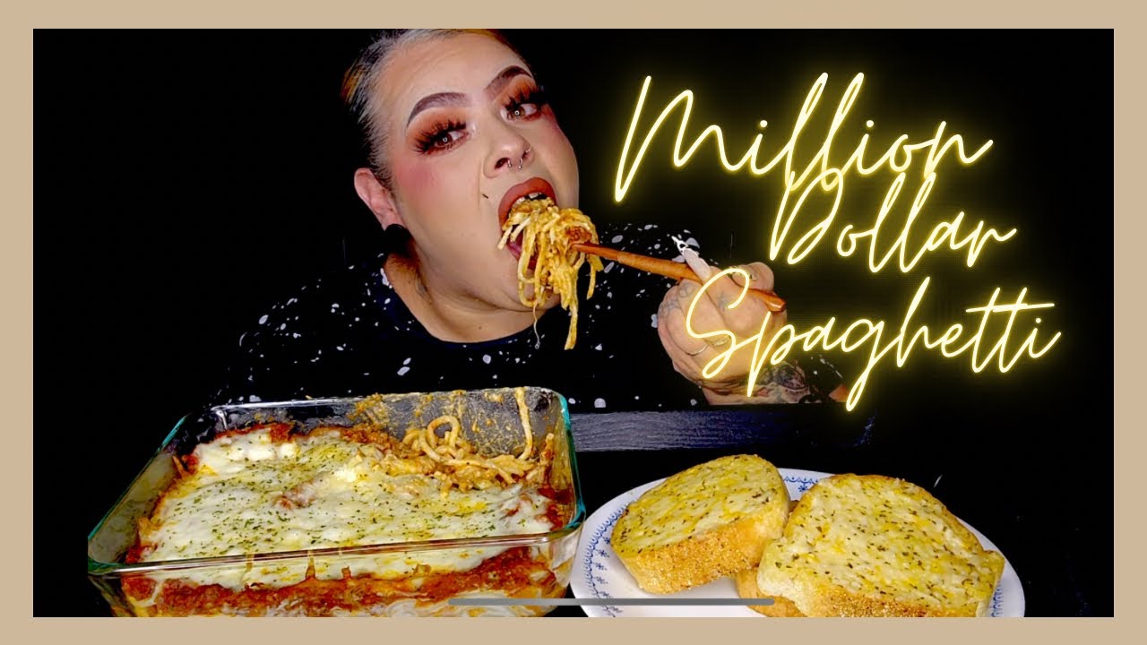 Million Dollar Spaghetti + Texas Toast Mukbang
