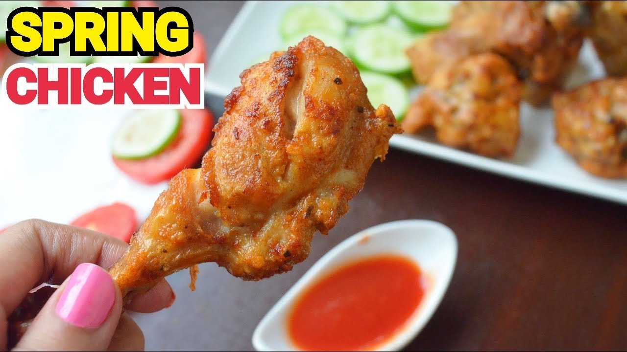 FRIED SPRING CHICKEN by (YES I CAN COOK) #FriedChicken #SpringChicken