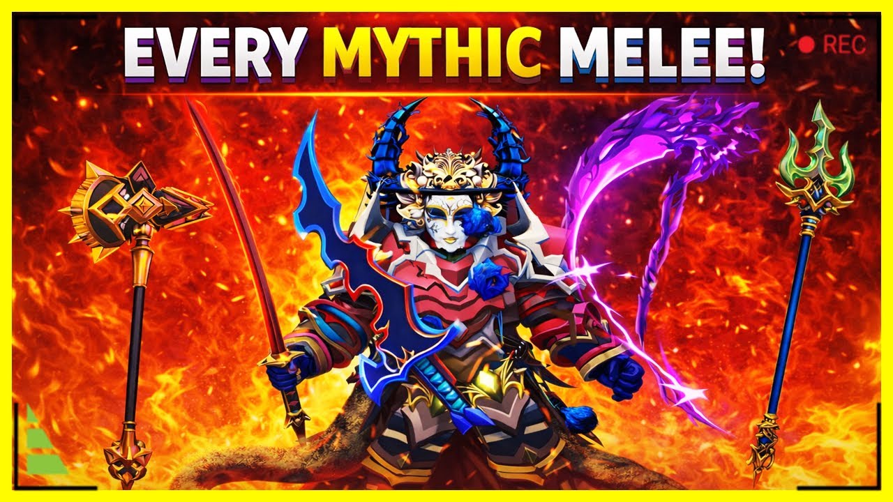 ALL Mythic Melee Weapons Showcased in Solo Hunters 🔥 Ranked & Reviewed! Roblox