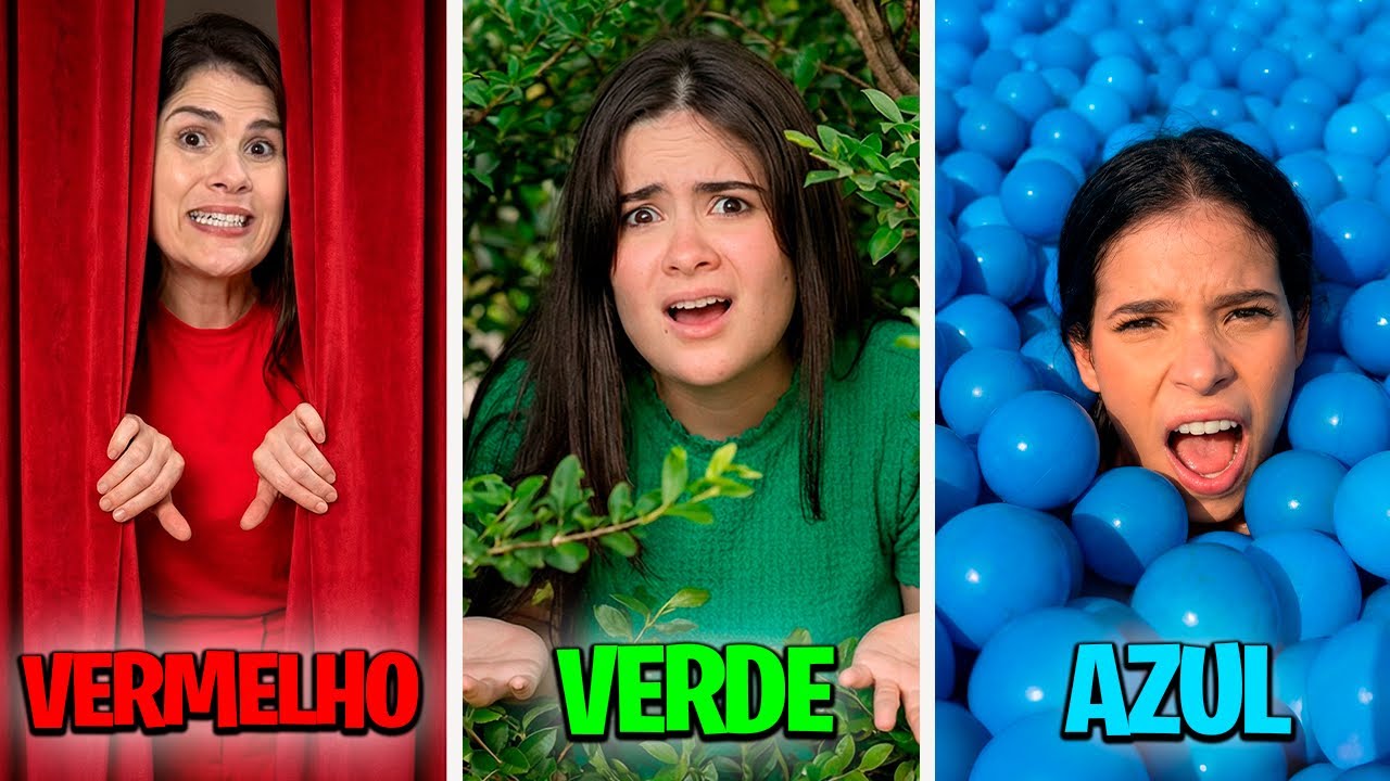 PIQUE ESCONDE COLORIDO! SÓ PODE SE ESCONDER NA SUA COR 