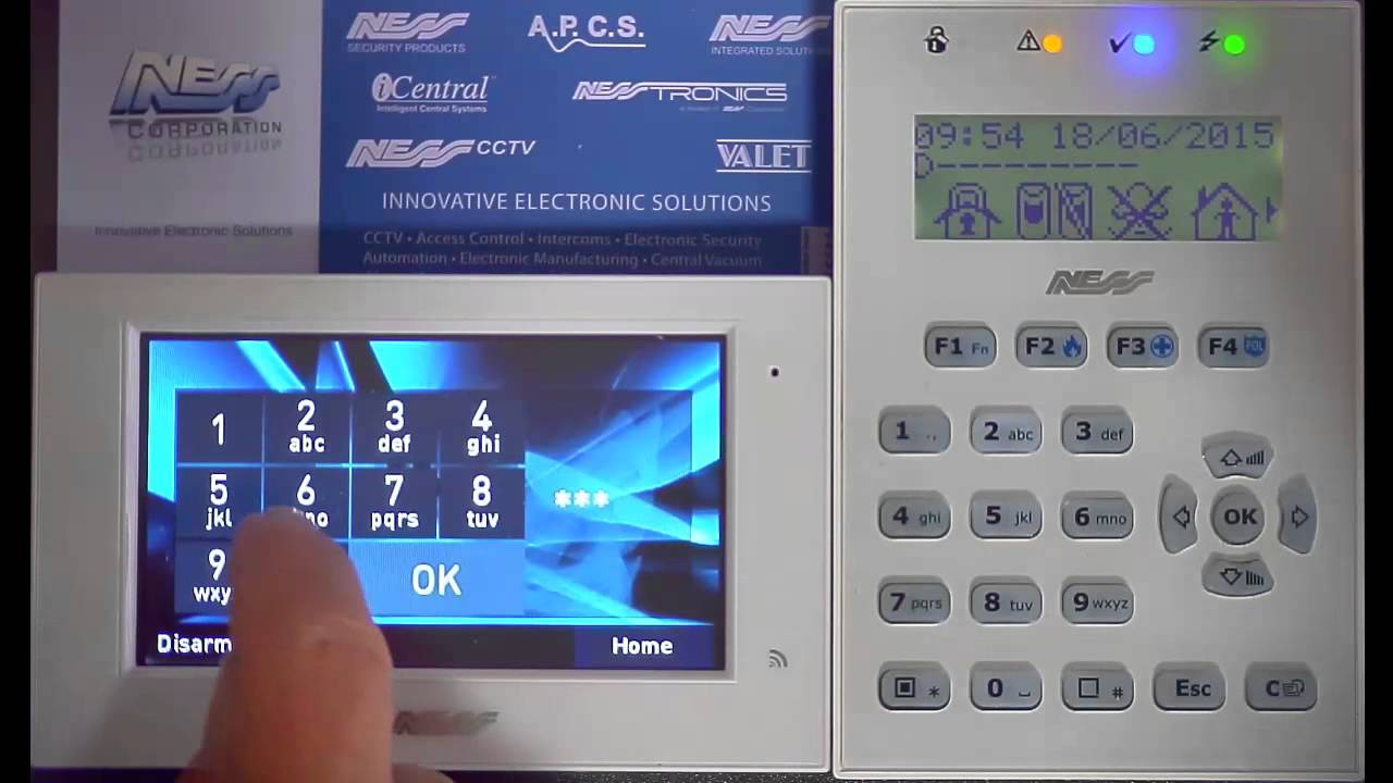 How to Enter Program Mode on the Alien Touchscreen on the SmartLiving Panel
