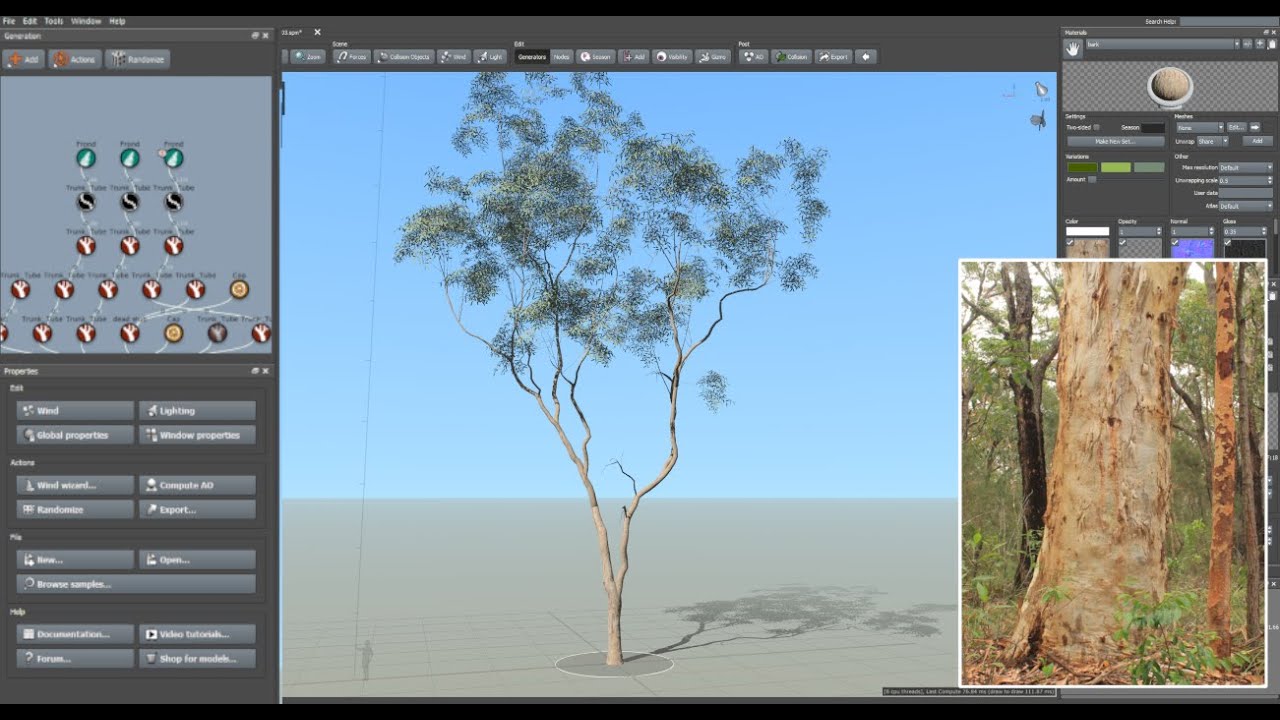 Speed Tree: Australian Eucalyptus Gum