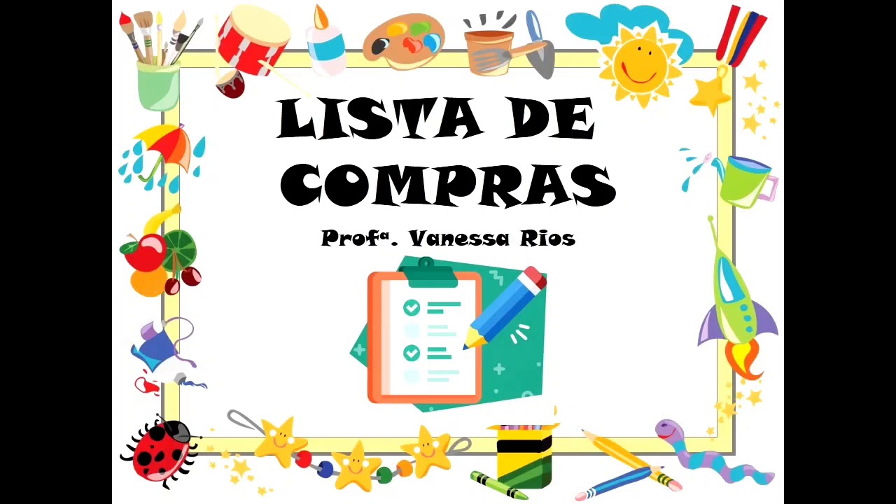 Portugu&ecirc;s - Lista de compras - 1&deg; Ano Ensino Fundamental