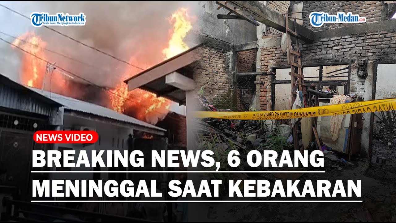 Video Amatir Kebakaran di Amplas, Kepanikan Warga Hingga Evakuasi Para Korban